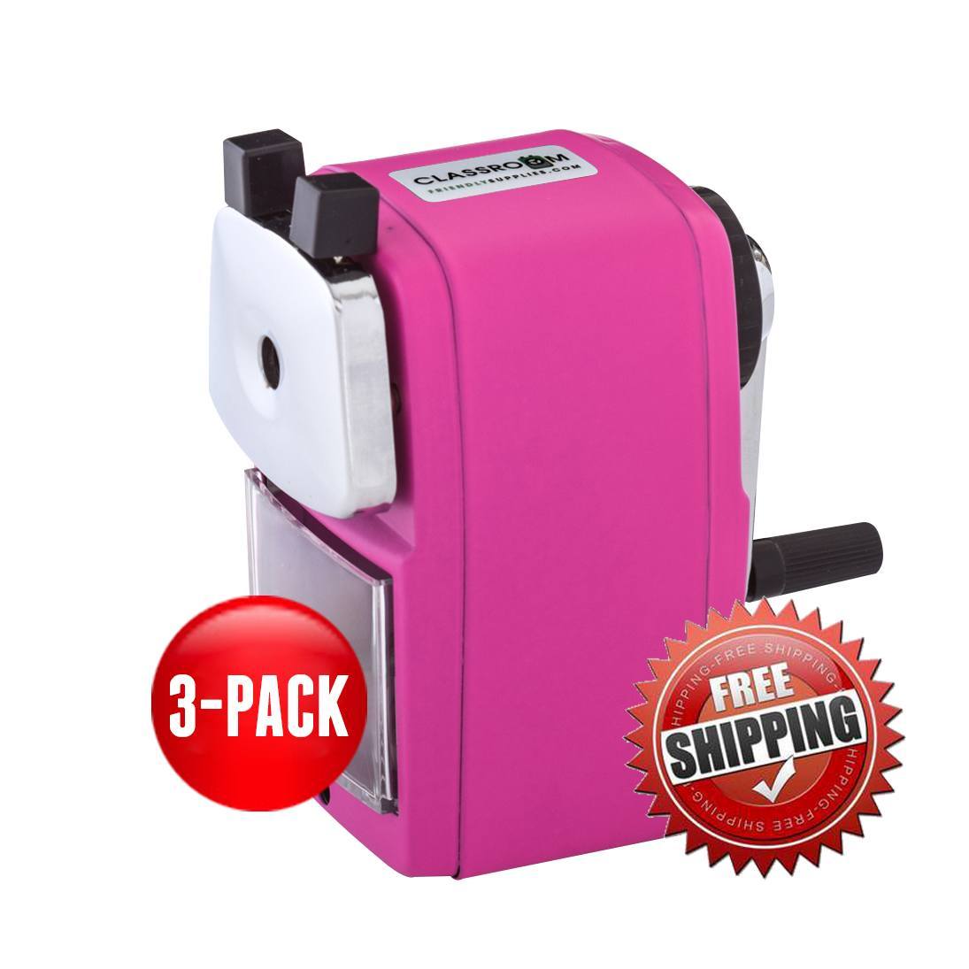 Teacher Special 3 Pink (Buy 3 for only $17.99 each) - Classroom Friendly Supplies
 - 1