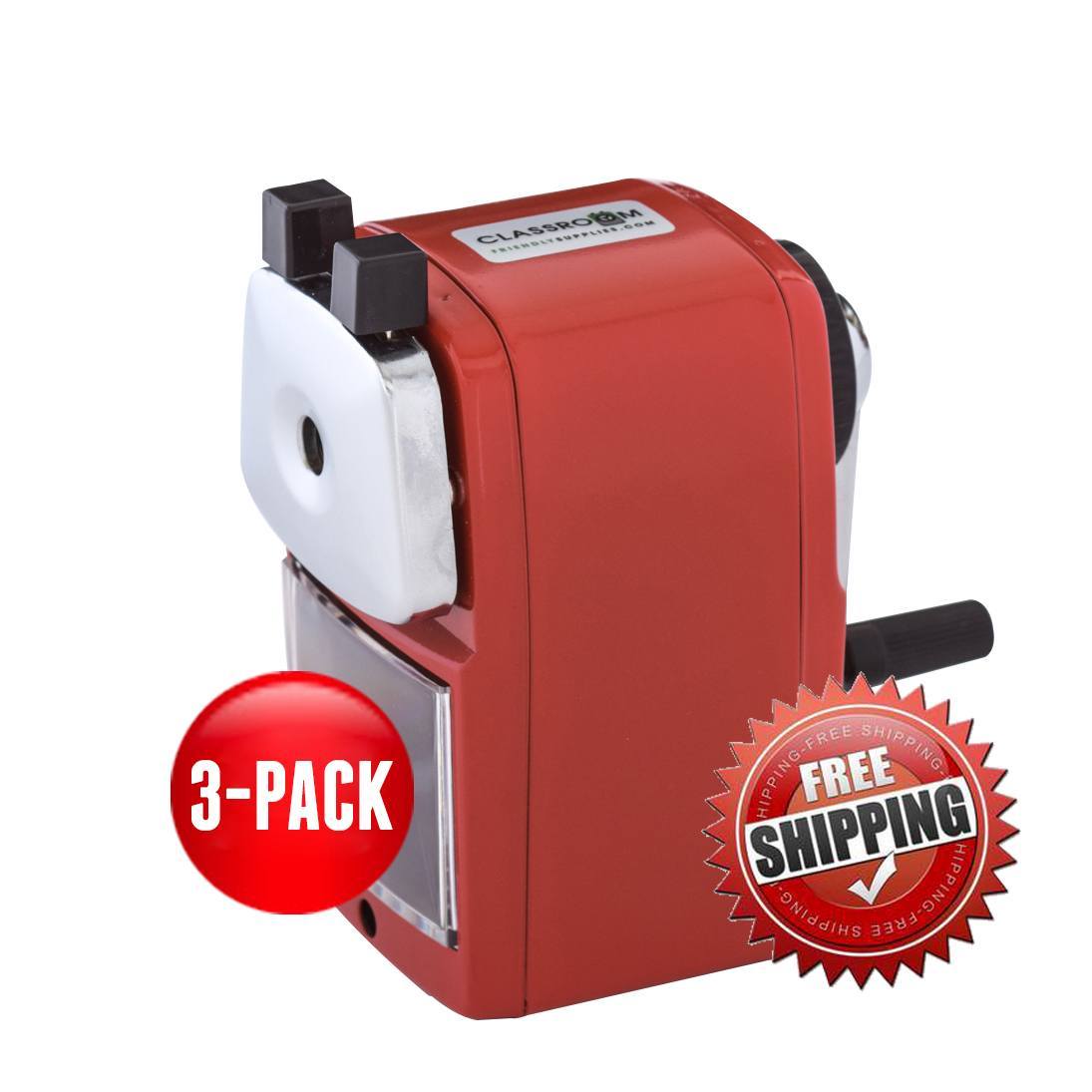 Red online pencil sharpener